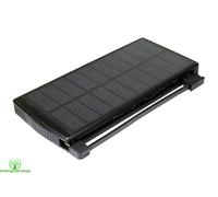 POWERplus Sephia Haute Capacité solar Alimenté 9000 MAH Power Bank LED Bande Feu