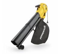 PowerPlus Souffleur aspirateur électrique POWEG4030 3300 W, vitesse 250 km/h, 40 L jaune et noir