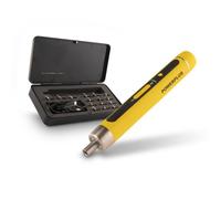 Powerplus Tournevis Batterie POWX00416 - Tournevis de Précision sans Fil, Légère et Compacte de 4 V avec Éclairage LED