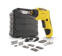 Powerplus Tournevis POWX00406 - Tournevis 4V - in atterie 4V 1.3Ah et câble de recharge - 47 acc.