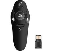 PowerPoint PPT Télécommande sans fil USB 2,4 GHz avec pointeur rouge pour enseignant, professeur
