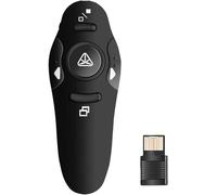 PowerPoint PPT Télécommande sans fil USB 2,4 GHz avec pointeur rouge pour enseignant, professeur