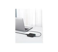 PowerPort Atom III Slim - Adaptateur secteur - CA 100-240 V - 65 Watt - connecteurs de sortie : 4 - Europe - noir
