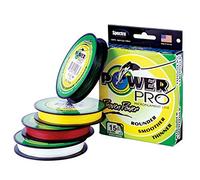 PowerPro Ligne de pêche - Tressée en Fibre de Spectra, Mixte, 21101501500Y, Jaune Haute visibilité, 1500YD/150LB