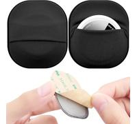 Powerruif Lot de 2 Support AirTag, Supports Adhésifs pour Airtag et Moto Tag pour Air Tag Hidden Case Cover Anti-Scratch Secure Stick-on Holder pour Télécommande TV Voiture Bagages