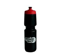 POWERSHOT Bouteille d'eau Sport - Couleur de Bouteille et du Capuchon à Choisir! (Noir, Rouge)
