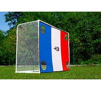 POWERSHOT But de Football 3 x 2m - Stadium - Filet épais et résistant - Tout Inclus/avec Options : Ballon de Foot ou Mur de tir (But + Mur de tir France)