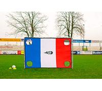 POWERSHOT But Handball transportable 3 x 2 m OU Mini Handball 2,4 x 1,7 m - Résistant, léger et Facile à Monter (But 3 x 2 m + Mur de tir France)