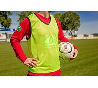 POWERSHOT Chasuble de Sport - Couleurs au Choix - Taille Adulte M-L/Enfant XS-S/et Grande Taille XL-XXL ! Résistant (Jaune, XL/XXL (Lot de 5))