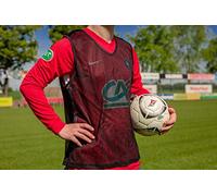 POWERSHOT Chasuble de Sport - Couleurs au Choix - Taille Adulte M-L/Enfant XS-S/et Grande Taille XL-XXL ! Résistant (Noir, M/L (Lot de 5))