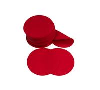 POWERSHOT® disques de marquage en vinyle avec support - set de 24 - rouge - antidérapant