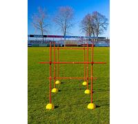 POWERSHOT Haie d'entrainement - haie d'agilité - intérieur (avec Bases) ou extérieur (à Planter dans Le Sol) (Intérieur)