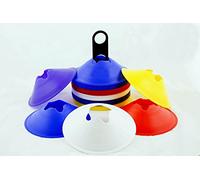 POWERSHOT Lot de 50 cônes de délimitation - 5 Couleurs - pour l'entrainement