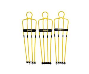 POWERSHOT Mannequin d'entrainement Lot de 3 mannequins de Coups francs - Sac de Transport inclu !