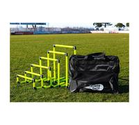 Powershot Haie d'agilité pliable 6 unités Jaune 15-60 cm