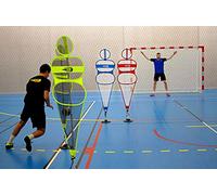 POWERSHOT Soccer Wall - Mannequin défensif à l’unité - Vendu sans Barre mais Disponible en Option - Couleur au Choix (Mannequin Jaune (Seul))