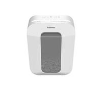 Fellowes Destructeur de document LX50 – Coupe croisée, 9 feuilles, 17L, pour la maison, Blanc