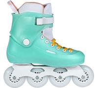 Powerslide Inline Skates Zoom Baby Blue 80, unisexe pour hommes et femmes en bleu, roues 80mm/85A, roulement à billes ABEC 7, art. nr. : 908403