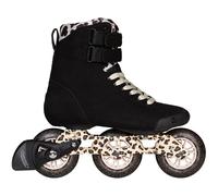 Powerslide Pheme Leo 100 Damen Inliner Patins À Roulettes Noir Leo Motif NEUF