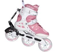 Powerslide Phuzion Argon Syncro Rose 110 Patins À Roulettes Inliner Rosa