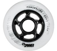 Powerslide Roue Roller en Ligne Spinner 72mm/88a, Matte White, 4-Pack