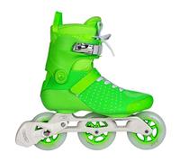 POWERSLIDE Swell Judit Pro 100 Rollers de fitness pour femme - Roues 3 x 100 mm avec roulements à billes ABEC 9 - MYFIT Prime Liner, rail en aluminium Elite (40-41)