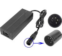 PowerSmart 42V 3A 4 pin XLR Chargeur pour vélo électrique pour Kalkhoff Sahel i11 Di2 11-G DI2, i360 Harmony Nuvinci, i360 Nuvinci 360¡ã, i8 8-G Nexus, i8 Light, i8 Light 8-G Nexus, i8R 8-G Nexus