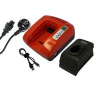 PowerSmart® 7.2-18V Chargeur pour Black & Decker A9251, A9252, A9262, A9267, A9274, A9275, A9276, A9282, A9527, FSB96, PS120, PS120A, PS130, PS130A, PS140, PS140A, PS145 (Rouge)