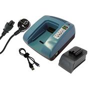 PowerSmart® 7.2-18V Chargeur pour Makita BH1433, BH9020, BH9020A, BH9033, BH9033A, MK-1475MH, MK1475, DC24SC, BDF430F, BDF430FASE, BDF430FSJE, BFH040, BFH040F, BFH090, BFH090F, BFH090SAE, BFH120F, BFL080F, BFL080FZ, BFL081F, BFL120F, BFL120F1Z, BFL120FZ, BFL121F (Vert)