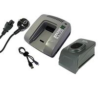 PowerSmart® 7.2V-18V Chargeur pour Ryobi ABP1801, ABP1803, B-1415-S, B-1442T, B-1815-S, BPL-1815, BPL-1820G, BPL1414, BPL18151, BPL1820, BPP-1217, BPP-1413, BPP-1415, BPP-1417, BPP-1813, BPP-1815, BPP-1817, BPP-1817/2, BPP-1817M, BPP-1820, BPP1817M, P100, P102, P103, P104, P107, P108, 260037003, BCL1418, P117, P118 (Gris)