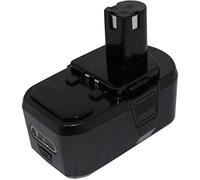 PowerSmart® Batterie Li-ion 3000 mAh 18 V pour Ryobi RB18L26, RB18L40, RB18L50, RB18L60, RB18L90, RB18LL50, RB18LL50P, RB18LL50PG, RB18LL55P, RBC18L133 Couleur : noir
