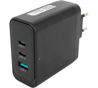 PowerSmart Bloc d'alimentation USB C 100 W GaN Charger 3 ports PD Chargeur rapide Compatible avec Galaxy S25 Ultra, MacBook Pro, iPhone 17 Air, 16