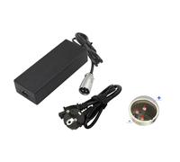 PowerSmart Chargeur 29,4 V 2,35 A pour batterie Cortina Ecomo XL 24 V 14,5 Ah - 365 Wh - Avec XLR 3 broches