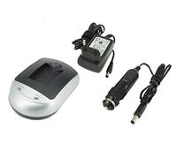 PowerSmart® Chargeur + Chargeur allume-cigare pour Pentax Optio L50, Optio M60, Optio S1, Optio W60, Optio W80, D-LI78, D-BC78, K-BC78E, K-BC78J