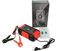 PowerSmart® Chargeur de Batterie 12 V 10 A / 24 V 5 A pour Batteries AGM/Gel/LiFePO4/Plomb-Acide