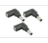 PowerSmart Lot de 3 embouts de connecteur C2 - 5,5 x 3,3 mm - Connecteur mâle à broche centrale vers prise femelle 5,5 x 2,5 mm