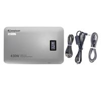 PowerSmart Powerbank 430 W avec 24 V CC & Multi USB-C, double chargeur rapide PD 3.1 140 W, batterie externe, fonction UPS, chargeur portable pour ordinateur portable, MacBook, drones