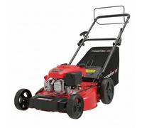 PowerSmart Tondeuse à gazon autopropulsée à gaz 3 en 1 de 53,3 cm, moteur OHV 170 cc, ensachage/paillage/décharge arrière, 6 hauteurs de coupe, plateau en acier durable, traction arrière, pour jardin