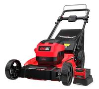 PowerSmart Tondeuse à gazon sans fil 80 V MAX 53,3 cm, tondeuse à gazon électrique sans balais 3 en 1 avec batterie lithium-ion 6,0 Ah et chargeur (PS76821)