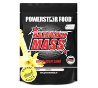 Powerstar HARDGAIN MASS 1600g | GAIN DE POIDS avec créatine & sans ajout de sucre | Masse, force & développement musculaire rapide | Fabrication allemande | Shake pour prise de masse | Banana