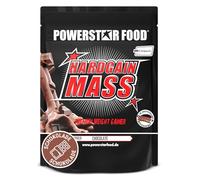 Powerstar HARDGAIN MASS 1600g | GAIN DE POIDS avec créatine & sans ajout de sucre | Masse, force & développement musculaire rapide | Fabrication allemande | Shake pour prise de masse | Chocolat