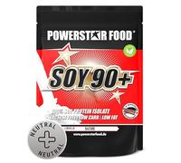 Powerstar SOY 90+ | 1kg Isolat de Protéine de Soja | Fabriqué en Allemagne | Alternative végétalienne à la Whey Protein Powder | Sans OGM | Poudre de Protéine Végétale sans Lactose | Nature