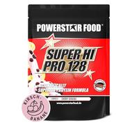 Powerstar SUPER HI PRO 128 1kg | Poudre de protéine multi-composants | Valeur biologique la plus élevée possible | Protein Powder avec 79% de protéines s.s. | Made in Germany | Cherry-Banana