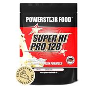 Powerstar SUPER HI PRO 128 1kg | Poudre de protéine multi-composants | Valeur biologique la plus élevée possible | Protein Powder avec 80% de protéines s.s. | Produit en Allemagne | Cheesecake
