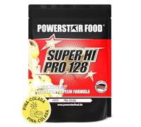 Powerstar SUPER HI PRO 128 1kg | Poudre de protéine multi-composants | Valeur biologique la plus élevée possible | Protein Powder avec 79% de protéines s.s. | Produit en Allemagne | Pina Colada
