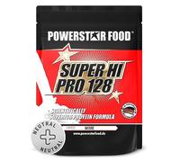 Powerstar SUPER HI PRO 128 1kg | Poudre protéinée multi-composants sans édulcorants | Valeur biologique la plus élevée possible | Protein Powder neutre avec 81% de protéines s.s. | Nature