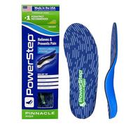 Powerstep Mixte Pinnacle, Pain Relief Insole, Supination, High Arch Support Orthotic for Women and Men Semelle intérieure :, Bleu/Vert foncé, Men's 10-10.5 / Women's 12