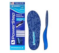 Powerstep Pinnacle Shoe Insoles - Shock-Absorbing Arch Support and Cushioning for Plantar Fasciitis