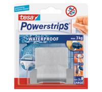 tesa Crochet double Powerstrips WAVE Waterproof en acier
