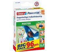 Powerstrips Poster Big Pack Bandes Adhésives Double-Face Pour Posters-Auto-Adhésif Et -Adhérence Jusqu'à 200 G-96 Powerstrips Par Lot